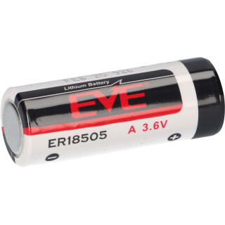 EVE Lithium Batterie ER18505 / S - 3.6V 18505 Li-SOCI2