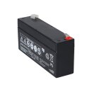 Fiamm Blei-Akku FG10301 6V 3000mAh Pb Faston 4,8mm