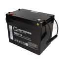 Replacement battery f. Comet Alpha and Comet Meteor 2x lead battery 12lc-75 12v 75Ah cycle-proof qb