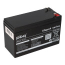 pbq LiFePO4 battery 12.8v 10Ah incl. bms balancer Faston 6.3