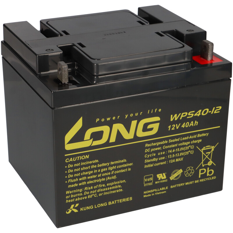 B-Ware Kung Long WPS40-12 Akku 12V 40Ah Pb Batterie