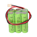 Emergency lighting battery Ni-MH 7.2v 1.2Ah suitable for Beghelli 415391001