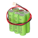 Emergency lighting battery Ni-MH 7.2v 1.2Ah suitable for Beghelli 415391001