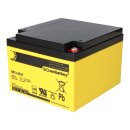 B-Ware SUN Battery SB12-26V0 AGM Akku 12V 26Ah Blei-Akku mit VDS