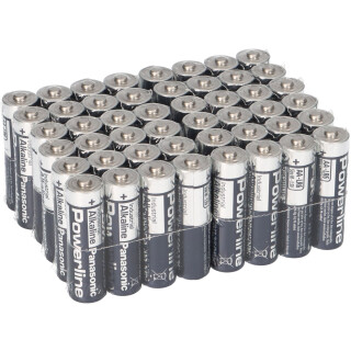 48x MIGNON AA LR6 MN1500 Batterie PANASONIC POWERLINE INDUSTRIAL 3133mAh