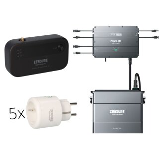 5x Smart Plug Satellite Zendure + Strommessgerät + 1x AB2000