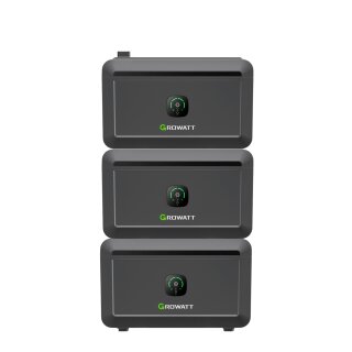 3x GROWATT NOAH 2000 PLUG & PLAY SPEICHER FÜR BALKONKRAFTWERK neu