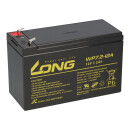 4x Kung Long VdS wp7.2-12a f1, 12v, 7,2 Ah lead agm battery 4,8mm Faston