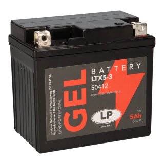 Batterie 12V 5Ah für Motorrad Startbatterie MG LTX5-3