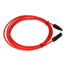 Verlängerungskabel 6mm² kompatibel mit MC4 Solarkabel - 4m rot