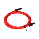 Verlängerungskabel 6mm² kompatibel mit MC4 Solarkabel - 5m rot 0% MwSt nach §12 Abs. 3 UstG