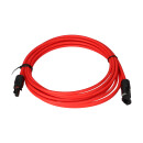 Verlängerungskabel 6mm² kompatibel mit MC4 Solarkabel - 5m rot