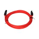 Verlängerungskabel 6mm² kompatibel mit MC4 Solarkabel - 5m rot