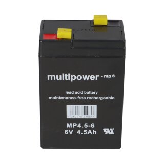PB Akku Multipower MP4,5-6 6V/4,5Ah