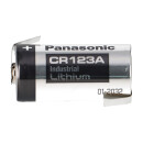 Panasonic Fotobatterie CR123A Lithium 3V 1400mAh Z-Lötfahne