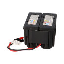 Hawker Cyclon 0819-0024 Monoblock 12v 2.5Ah lead-acid battery with plug + charger for lawn mower batteries