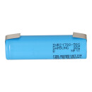 Samsung inr21700-50gb 5000mAh 9.7a 3.6v Li-ion U-solder tag