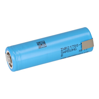 Samsung inr21700-50gb 5000mAh 9.7a 3.6v Li-ion Z-solder tag