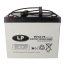 Landport agm lead battery 12v 75Ah cycle proof vrla-ev12-75