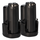 2x Akku kompatibel Bosch PMF 10.8 LI. 10.8V Li-Ion 2000mAh