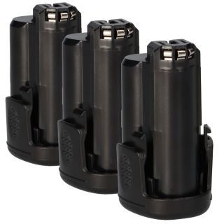 3x Akku kompatibel Bosch PMF 10.8 LI. 10.8V Li-Ion 2000mAh