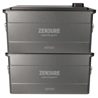 2x Zendure AB1000 SolarFlow Akku 48V 40Ah 1920Wh