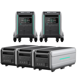 2x Zendure Powerstation SuperBase V6400 + 3x Satellitenbatterie 32 kWh mit 0% MwSt nach §12 Abs. 3 UstG