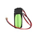 Rechargeable battery for emergency lights suitable for Beghelli 415390000 NiMH 7.2v 600mAh with 200mm cable and plug