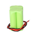 Battery pack for emergency lighting NiMH 4.8v 2000mAh 4xAA with cable