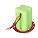 Akkupack für Notbeleuchtung NiMH 4,8V 2000mAh 4xAA mit Kabel