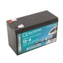 Q-Batteries Lithium Akku 12-8 12,8V 8Ah 102,4Wh LiFePO4...