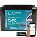 Q-Batteries 12-150 12.8v 150Ah 1920Wh LiFePO4 battery +...