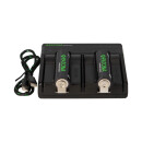 Premium Dual pd Performance charger + 2 Premium 18650 cells