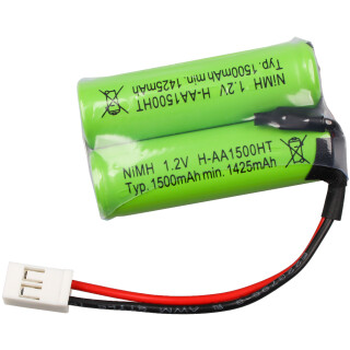 Notleuchtenakku NiMH 2,4V 1500mAh 100mm Kabel ersetzt ABB 11190038V/55