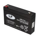 Landport lead battery lp6-7,0 6v 7Ah agm t1 maintenance-free