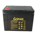 Replacement battery for Invacare Dragon 2x Kung Long lead battery kph75-12ne m6 12v 75Ah cycle resistant