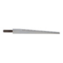 Measuring wedge 0.5-7mm made of matt chrome-plated steel 0.1mm