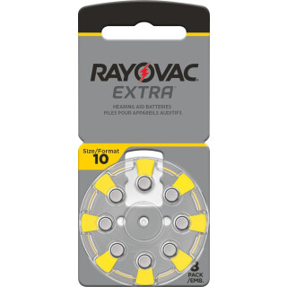 Rayovac HA10 PR70 Hörgeräte Batterien Extra Advanced