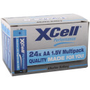 24x XCell Performance 1,5V LR6 Mignon AA AlMn Batterie