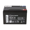 B-Ware Q-Batteries 12LCP-15 12V 15Ah Blei Akku Scooter kompatibel