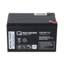 B-Ware Q-Batteries 12LCP-12  12V - 13Ah Blei Akku Zyklentyp AGM - Deep Cycle VRLA