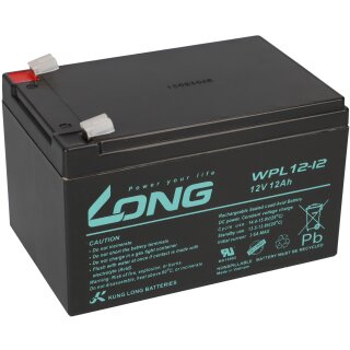 18x USV Akku WPL12-12 12V 12Ah