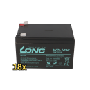 18x usv battery wpl12-12 12v 12Ah