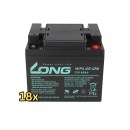 Kung Long Battery 12v 45Ah Pb Battery Lead Gel wpl45-12n Longlife