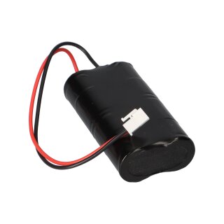 Akku NiCd 4,8V 2000mAh L2x2 Sub-C mit 200mm Kabel und Stecker ersetzt CEAG 40066071181