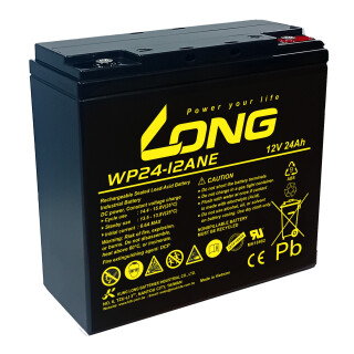 Kung Long WP24-12ANE 12V 24Ah AGM Bleibatterie