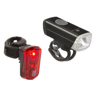 Atlas 20 USB Akku-Beleuchtungsset LED Fahrradbeleuchtung