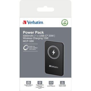 Verbatim Powerbank, 5.000mAh, MCP-5BK