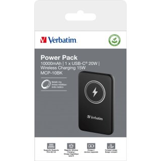 Verbatim Powerbank, 10.000mAh, MCP-10BK