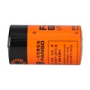 Fanso er34615m D-cell 3.6v 13000mAh Li-SOCl2 battery U-solder tag